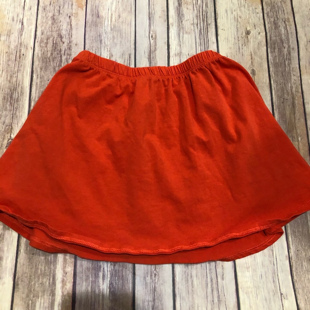 June & January orange skirt